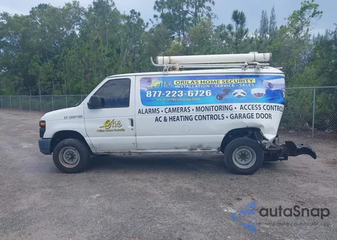 2011 Ford E-150 Commercial z USA, uszkodzony, nr VIN 1FTNE1EW0BDB35484